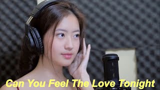 CAN YOU FEEL THE LOVE TONIGHT OST  VALERIE POLA COVER [upl. by Tnafni]