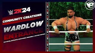 Wardlow WWE 2K24 Entrance Top Moves Signatures Finishers amp Victory Motion [upl. by Abbot]