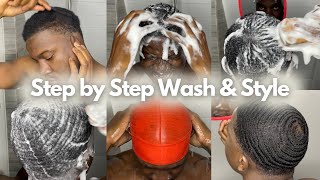 360 Waves Wash amp Style  Step By Step Tutorial [upl. by Eissirc]