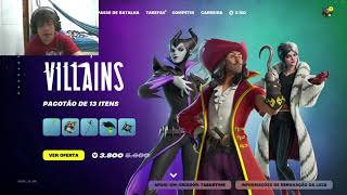 October 18th Fortnite Item Shop THE DISNEY VILLAINS CAPTAIN HOOK MALEFICENT amp CRUELLA [upl. by Eentruoc]