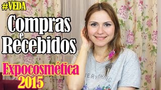 Expocosmética  ComprasampRecebidos [upl. by Ynamreg]