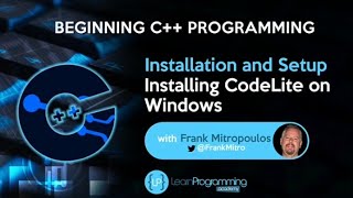 Lec 1 Installing CodeLite on Windows [upl. by Serra]