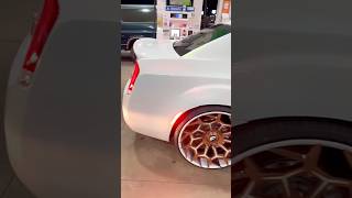 CJOn32s Outrageous White Hellcat 300 Chrysler on 26’s Forgiatos [upl. by Saunders196]