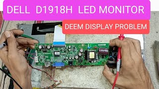 dell d1918h led monitor deem display solution dell d1918h monitor brightness [upl. by Nialb]