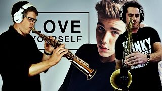 Love Yourself  Justin Bieber  Saxophone Duet  BriansThing amp Tommy Weeks Cover 🎷 [upl. by Peggy]