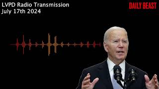 Las Vegas Police Scramble Amid Suspicious Biden Health Scare Secret Radio Transmissions Revealed [upl. by Yracaz560]