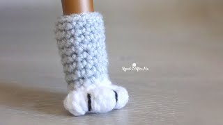 Crochet Cat Paw Chair Socks [upl. by Setarcos]