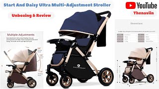 Whoa Best Baby Stroller in India  Start And Daisy Ultra MultiAdjustment Stroller  Thenaviin [upl. by Solenne]