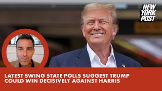 Latest swing state polls suggest Trump could score decisive victory against Kamala Harris [upl. by Ailaham]