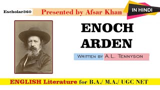 Enoch Arden Alfred Lord Tennyson Short Summary in Hindi  English Literature [upl. by Sosthena283]