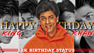 SRK BIRTHDAY STATUS🔥❤SRK MASHUP❤SRK TRIBUTE❤SRK STATUS❤SRK BIRTHDAY STATUS 2022❤SRK EDIT SRK [upl. by Naegem]