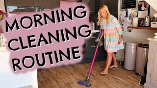 DAILY MORNING CLEANING ROUTINE OF A MOM  MUM  SPEED CLEANING [upl. by Dnomyaw]