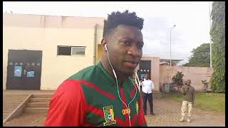 LARRIVÉE DES LIONS INDOMPTABLES AU STADE MILITAIRE POUR LES ENTRAÎNEMENTS [upl. by Elkcim]