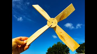 Best HUB for diy Whirligig propeller how to make easy windmill with table saw [upl. by Stacee278]