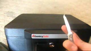 How to pick the lock on a sentry safe [upl. by Chemesh]