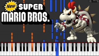 Castle Theme  New Super Mario Bros DS Piano Tutorial [upl. by Acessej]