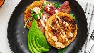 Savoury Crumpet French Toast Recipe [upl. by Nnylyma]