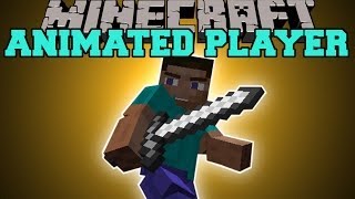 Minecraft ANIMATED PLAYER EPIC ANIMATIONS FOR EVERYTHING Mod Showcase [upl. by Eatnwahs]