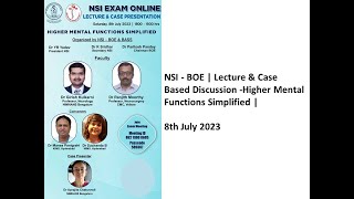 NSI Exam Online Webinar  8th July 2023 [upl. by Hailey]