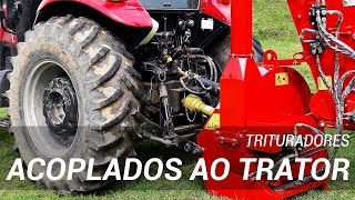 Trituradores acoplados ao trator [upl. by Lauritz]