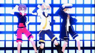 MMD OliLenMa  Shota Shota Burning Night [upl. by Akinajnat]