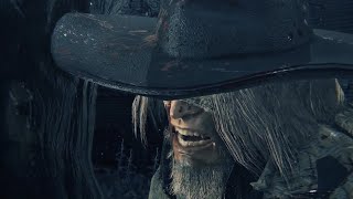 Bloodborne  Father Gascoigne Boss Fight [upl. by Balcer]