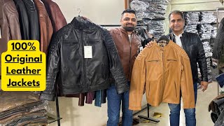 100 Original Leather Jacket Manufacturer  Jackets 1999  Leather Jacket in Retail n Wholesale [upl. by Laamak]