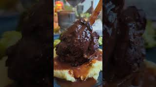 Best lamb shank recipe Sunday roast cozycooking Lambshank cozy slowcook slowcookerrecipe [upl. by Iznekcam]