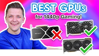 Best GPUs for 1440p Gaming in 2024 🙌 Top Choices for All Budgets [upl. by Ahsienor493]