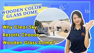 Why did Clear Sky Resort Choose RAXTENT Wooden Glass Domes for Their Glamping Hotel Tents？ [upl. by Wulfe322]