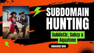 Subdomain Hunting using Sublist3r Subzy amp Aquatone Tutorial [upl. by Downe425]