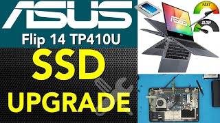 Asus Vivobook Flip 14 Tp410u 🚩HDD SSD M2 SATA UPGRADE [upl. by Carpenter702]