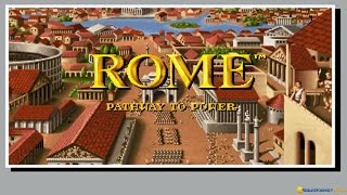 Rome Pathway to Power gameplay PC Game 1992 [upl. by Ellehcyar]