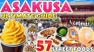 Asakusa Tokyo Latest Street Food Tour  Japan Travel Vlog [upl. by Anala]