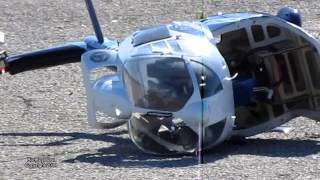 RC Scale Eurocopter EC145 CRASH  Florida Hospital Medivac Flight 1 [upl. by Stringer]