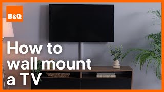 How to mount a TV to a wall  DIY [upl. by Rosel976]