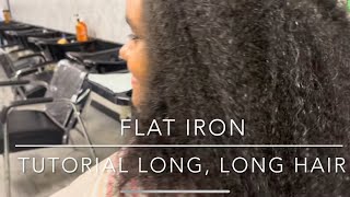 Ultimate Flat Iron Tutorial for Long Hair Sleek amp Smooth Transformation [upl. by Casavant]