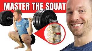 How To Squat Correctly NO BACK PAIN [upl. by Ahsieni933]