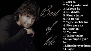 Best of KK  14 songs  1hr nonstop playlist [upl. by Eicrad408]