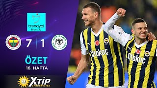 MERKUR BETS  Fenerbahçe 71 T Konyaspor  HighlightsÖzet  Trendyol Süper Lig  202324 [upl. by Kelton]