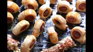 Recette Mini Feuilleté saucisse avec des rognures de pâte feuilletée Tuto [upl. by Kelwen]