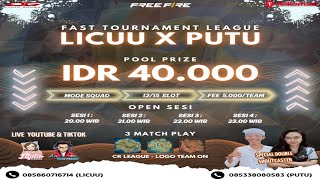 FAST TOURNAMENT LEAGUE LICUU X PUTUU  25 NOVEMBER [upl. by Eiromem]