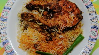 Simple amp Easy recipe of Fish Biryani  Pakistani Food Recipes Channel [upl. by Laekim672]