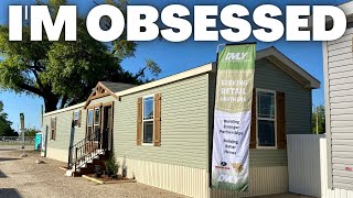 This NEW single wide mobile home is going VIRAL Prefab House Tour [upl. by Erreid]