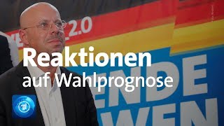 Landtagswahlen Erste Reaktionen aus Sachsen und Brandenburg [upl. by Vasya534]