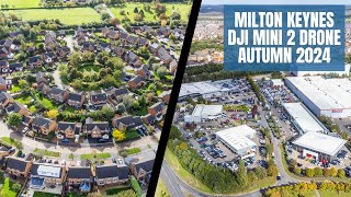 Milton Keynes DJI MINI 2 Drone Autumn 2024 [upl. by Nodnas]