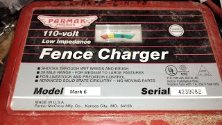 Testing A Parmak Mark 6 Electric Fence Charger  Parmak Mark 6 Repair [upl. by Anauj]