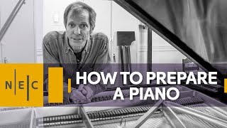 How to Prepare a Piano with Stephen Drury [upl. by Ardiek]