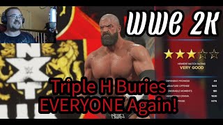 Triple H BURIES Shawn Michaels and Chris Benoit in WWE 2K  Ring Rust Radio Gaming [upl. by Waligore893]