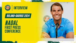 Nadal first press conference  RolandGarros 2024 [upl. by Harms]